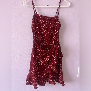 Caesura Mini Dress in Wine